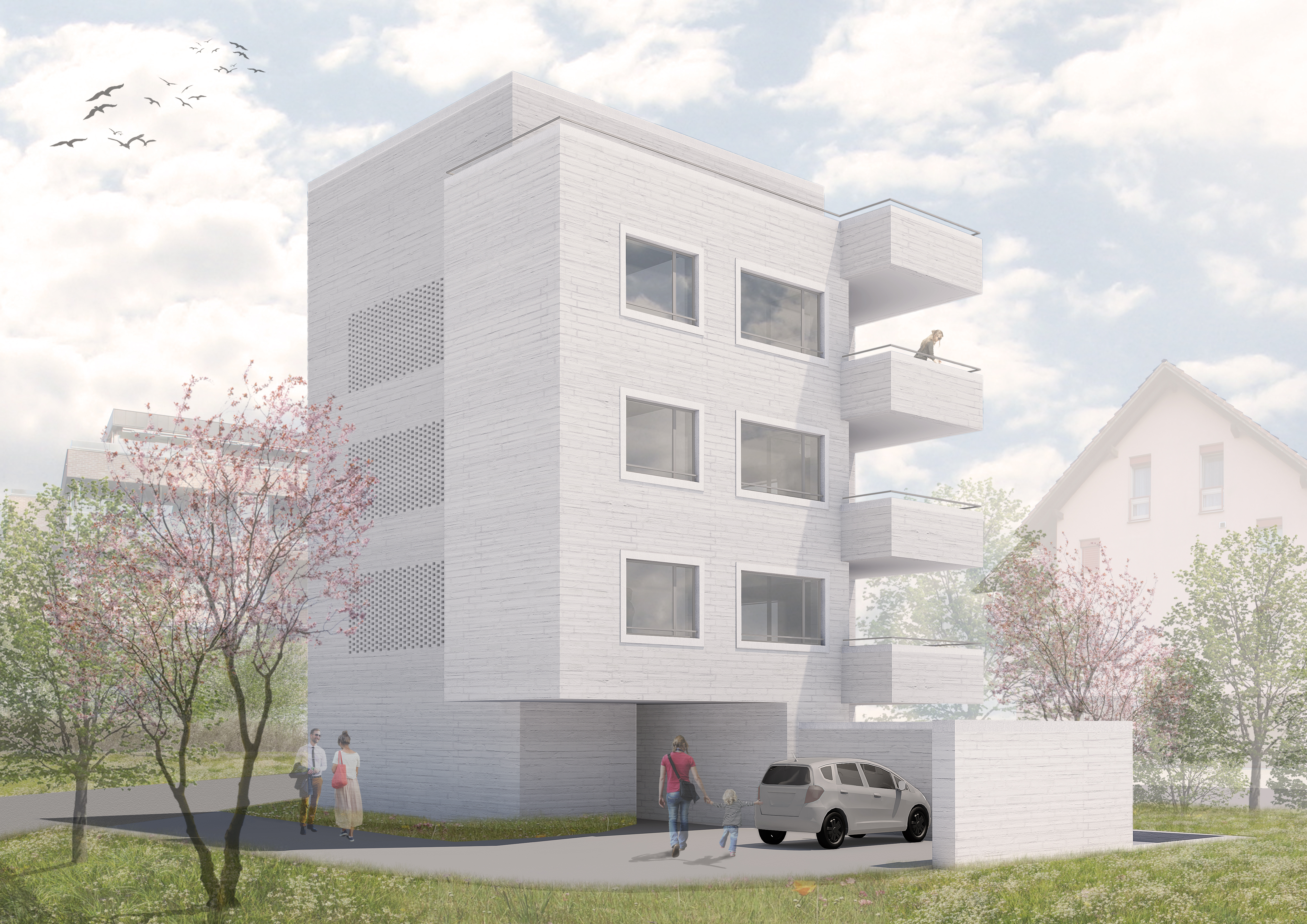 Mehrfamilienhaus Allmendweg Cham, Eggenspieler Architekten AG